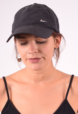 NIKE WOMENS VINTAGE CAP ONE SIZE BLACK 90S