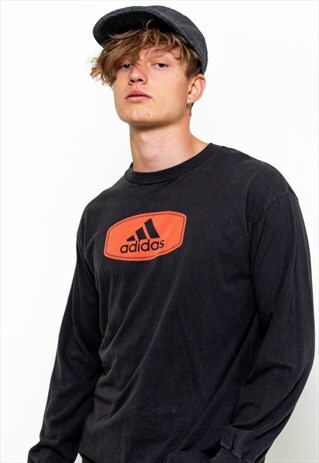 BLACK LOGO SWEATSHIRT