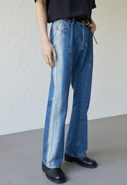 Men's color-block flared jeans SS2022 VOL.4