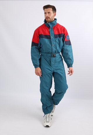 Vintage Ski Suit 90's ETIREL Snow Suit M 40" (H1Z)