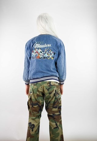 VINTAGE DISNEY MICKEY MOUSE DENIM JACKET