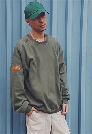 FMC OVERSIZED SWEATSHIRT OLIVE GREEN