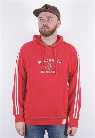 VINTAGE CHAMPION WISCONSIN BADGERS HOODIE