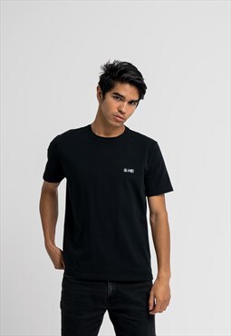 EHE Apparel Embroidered logo T-shirt black