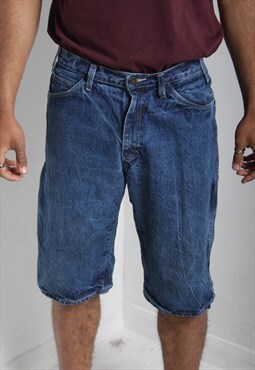 Vintage Dickies Shorts Blue Denim W36