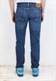 VTG 501 MENS W33 L34 STRAIGHT FIT REGULAR JEANS DENIM PANTS