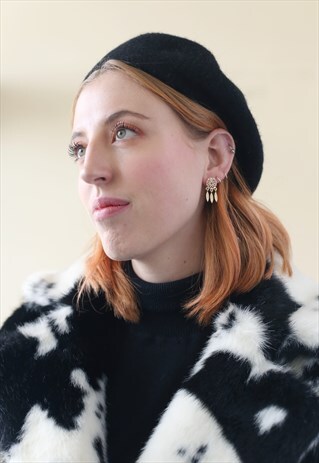 GOLD MINI DREAM CATCHER EARRINGS
