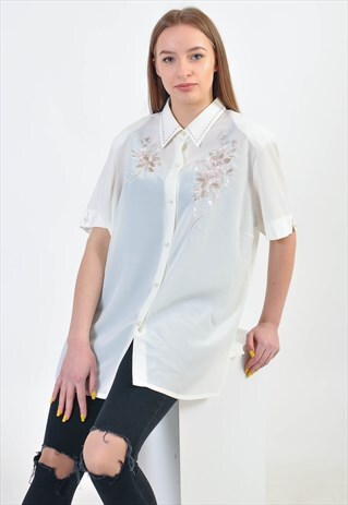 VINTAGE 90'S SHIRT IN WHITE