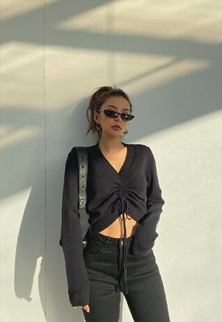 00S RIBBED STRING TANK TOP