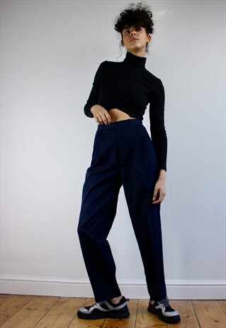 VINTAGE 80S HIGH WAISTED TROUSERS