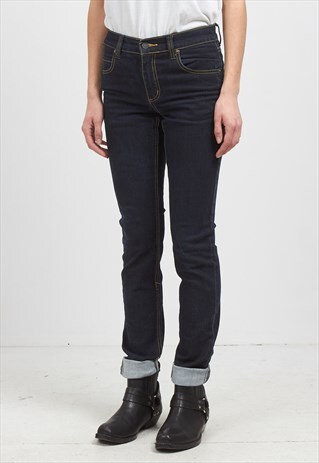 VINTAGE NAVY CHEAP MONDAY SKINNY FIT DENIM JEANS