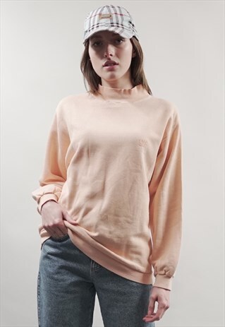 VINTAGE 80'S PEACH TURTLE NECK SWEATER