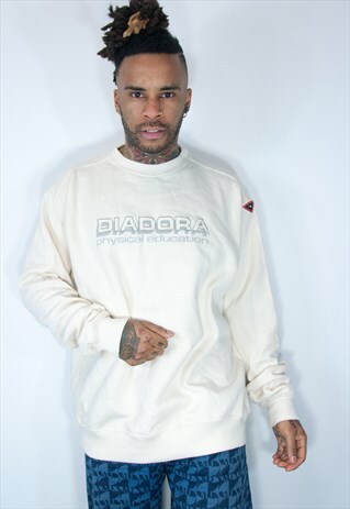 DIADORA EMBROIDED SWEATSHIRT