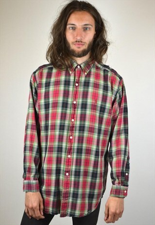 VINTAGE 90'S RALPH LAUREN CHECKED SHIRT