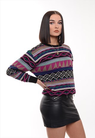 90'S COOGI STYLE KNITTED JUMPER