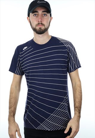 VINTAGE NIKE GRAPHIC T SHIRT NAVY