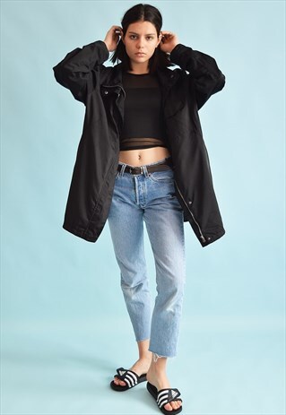 90'S RETRO OVERSIZED GRUNGE PARKA JACKET