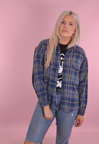 CHECK FLANNEL SHIRT GRS204