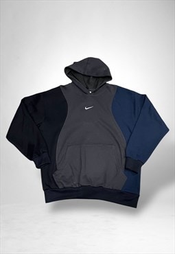 Reworked Nike Embroidered Hooded Sweatshirt