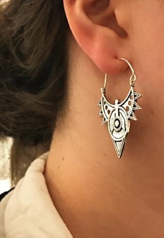 SPATIAL EARRINGS SILVER