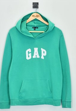 Vintage Gap Hooded Sweatshirt Green Small