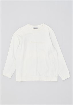 Vintage 90's Champion Sweatshirt Jumper White