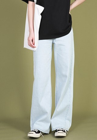 2038 HIGH RISE WIDE-LEG JEANS