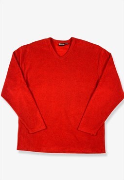 Vintage 90's guess thin fleece sweater red xl BV12864