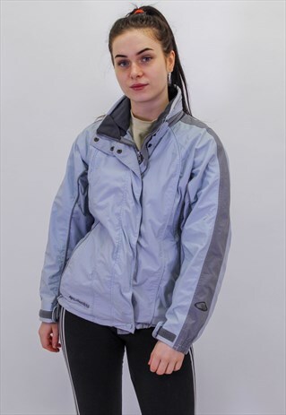 VINTAGE COLUMBIA COAT IN BLUE SMALL