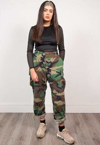 VINTAGE 90'S CAMO TROUSERS