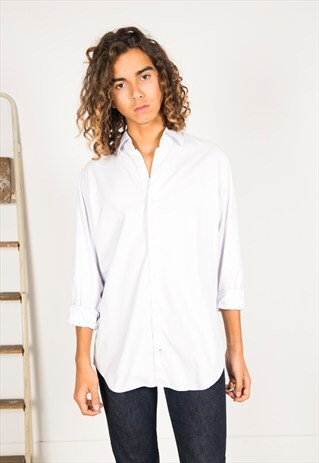 VINTAGE 80S TOMMY HILFIGER SHIRT / R03365