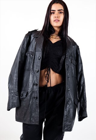 VINTAGE LEATHER JACKET J3428