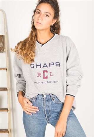 VINTAGE 90S POLO RALPH LAUREN SWEATSHIRT / R104
