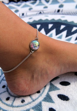IRIDESCENT MERMAID ANKLET