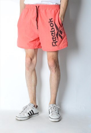VINTAGE 90S PEACH REEBOK SUMMER SHORTS