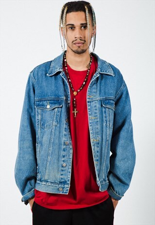VINTAGE 80S WRANGLER BASIC DENIM JACKET / 7503