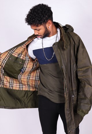 VINTAGE BURBERRY WAX JACKET J4045