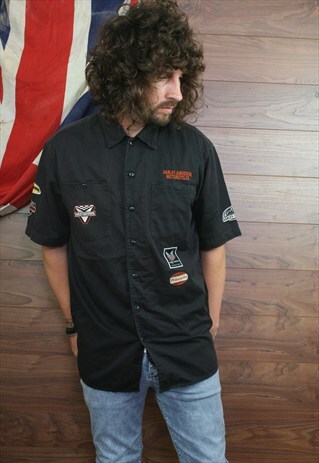 VINTAGE HARLEY DAVIDSON SHIRT LARGE(160)