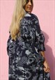KIMONO IN NAVY BLUE