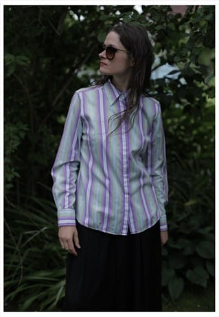 VINTAGE 70'S MULTICOLOUR STRIPED SHIRT