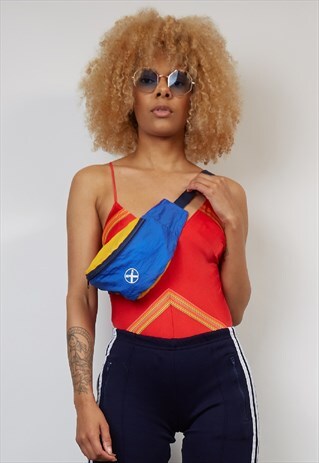 VINTAGE 80'S PRIMARY COLOUR BUM BAG