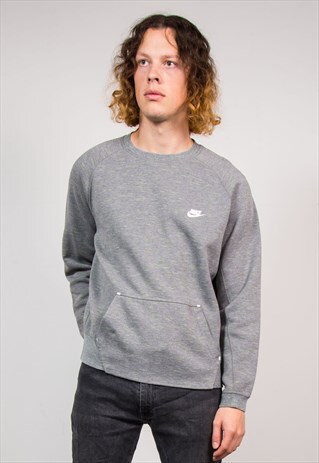 90'S VINTAGE GREY NIKE SPORTS SWEATER JUMPER
