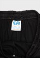 SHINY BLACK SPORTS SHORTS