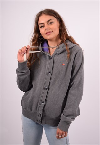 VINTAGE ELLESSE HOODIE SWEATER GREY