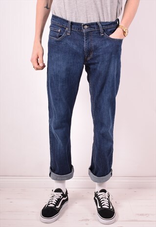 LEVI'S 514 MENS VINTAGE JEANS W32 L30 BLUE 90S