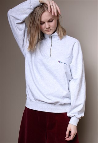 90'S CHAMPION HALF ZIP JUMPER