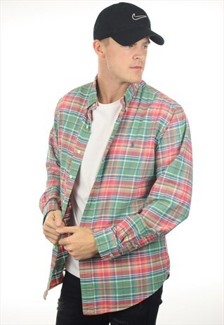 VINTAGE RALPH LAUREN CHECK LONG SLEEVE SHIRT