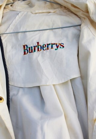 cream burberry jacket