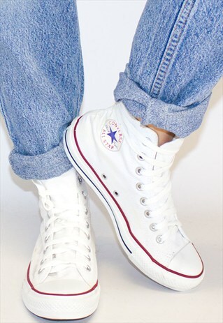 RETRO WHITE LACE UP CONVERSE