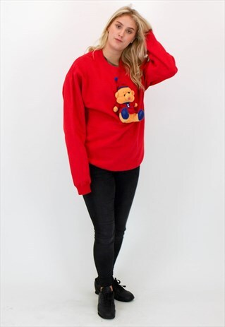 VINTAGE 3D REWORKED TEDDY JUMPER
